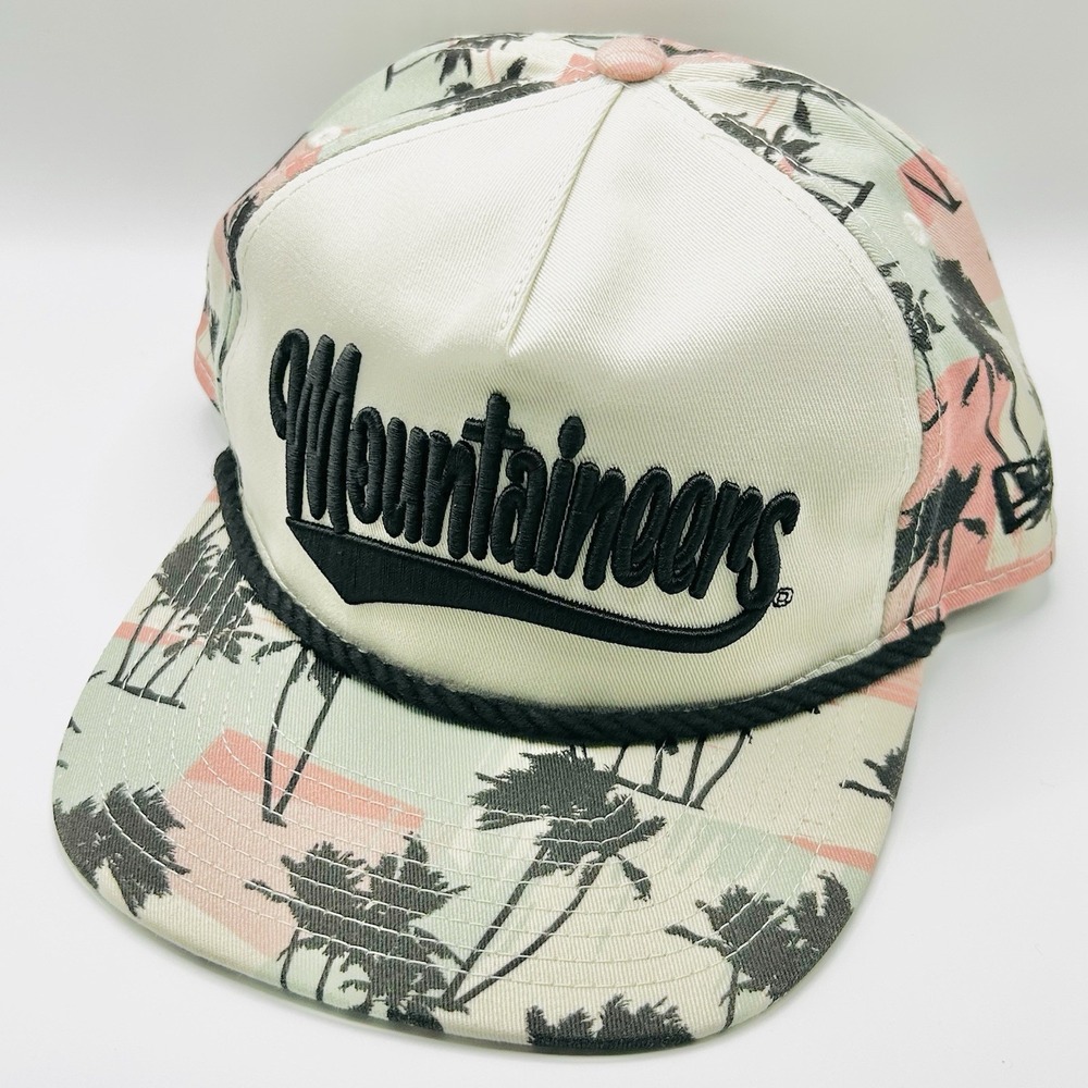 West Virginia Mountaineers New Era Palm Trees The Golfer Hat Cap Snapback NCAA